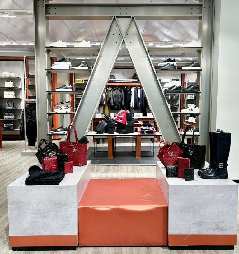 Focal display with AX letter fixture
